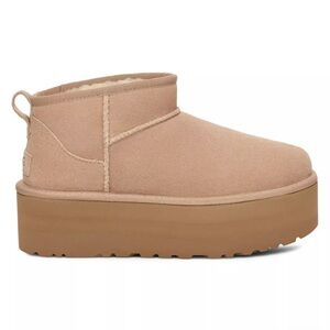 Women's UGG Classic Ultra Mini Platform Boots in Sand